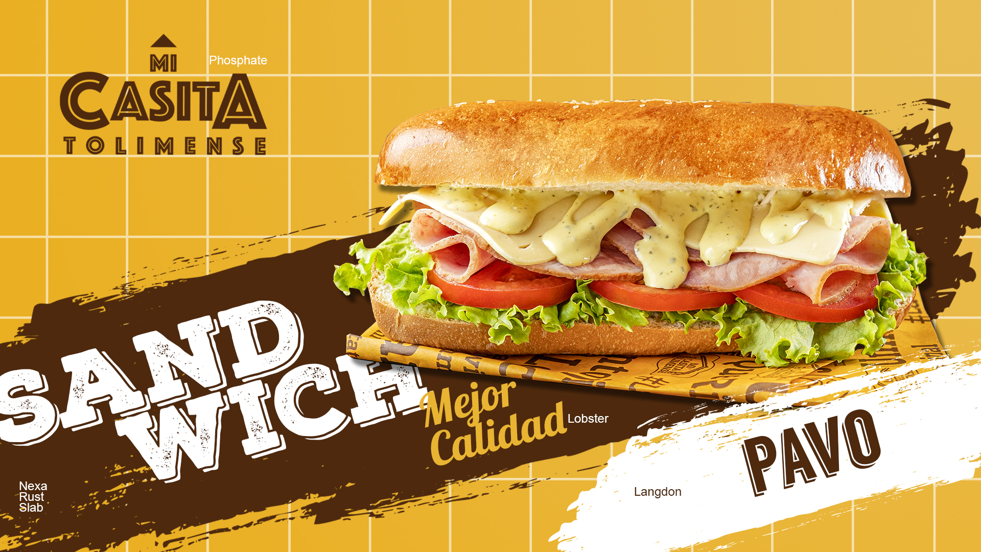 Sandwich de pavo