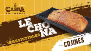 Lechona en cojin